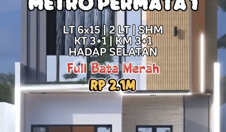 Wilsin Rumah Baru Uk 6X15 di Metro Permata 1 Wilsin Rumah Baru Uk 6X15 di Metro Permata 1