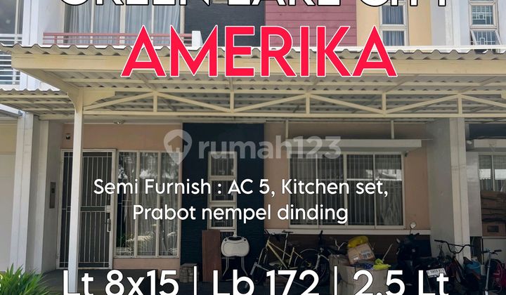 Wilson Rumah Semi Furnish Uk 8x15 Di Green Lake City