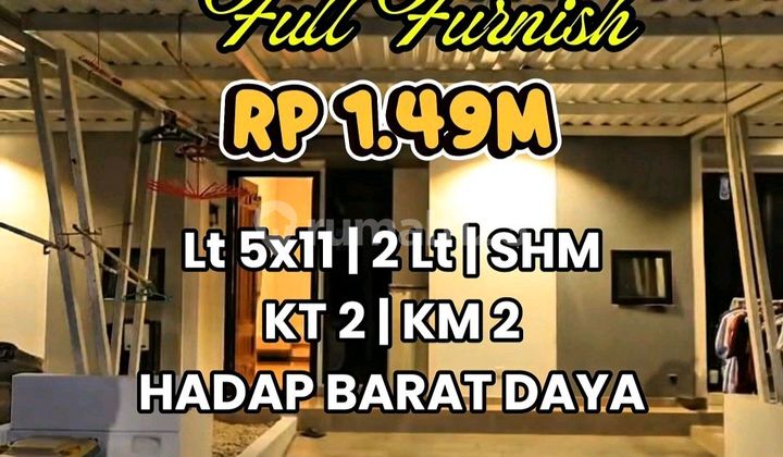 Wilson Rumah Murah Full Furnish Siap Huni Lokasi di Metland Puri