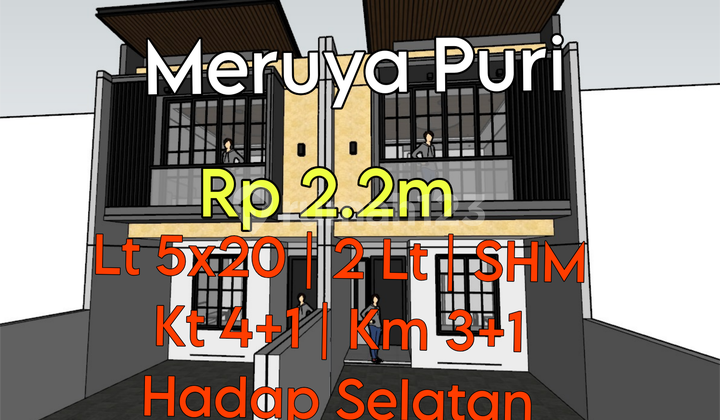 Wilson Modern Minimalist House Facing South in Meruya Wilson Modern Minimalist House Facing South in Meruya