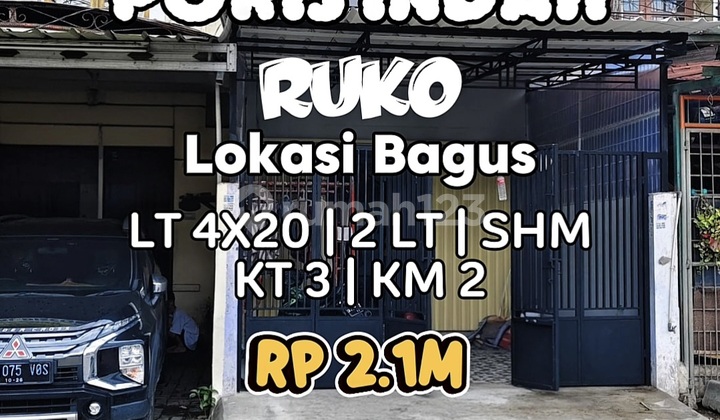 Wilson Ready-to-Use Ruko Size 4X20 Great Location in Poris Indah 1