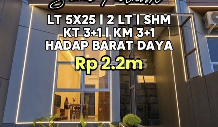 Wilson Rumah Baru Murah Semi Furnish Uk 5X25 di Meruya Puri