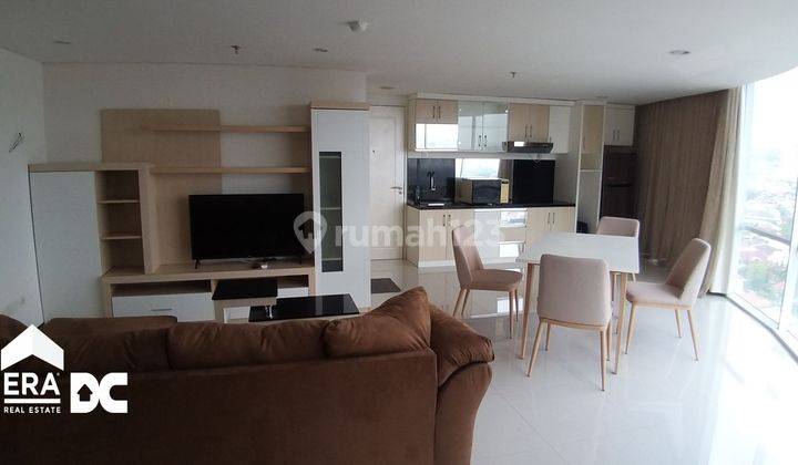 Apartemen tengah kota strategis view full kota Semarang furnish 2