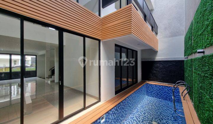 Rumah Baru Modern Tropis Dengan Kolam Renang Bintaro Sektor 9 2