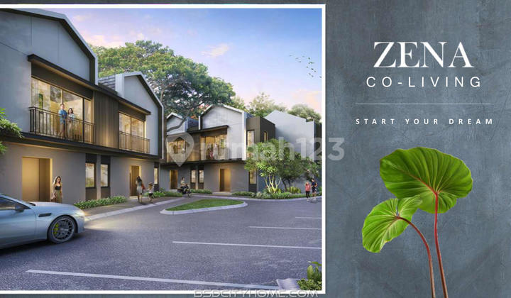 Rumah Kost Zena Mozia Bsd 3 Lt Dekat Aeon Mall Cck Utk Usaha 3
