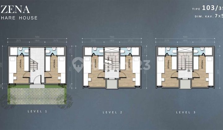 Rumah Kost Zena Mozia Bsd 3 Lt Dekat Aeon Mall Cck Utk Usaha 5