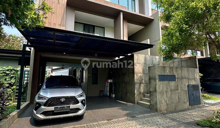 Jual Rumah Hook Full Furnished Ex Rumah Contoh The Zora Cluster Kazumi Bsd City 1