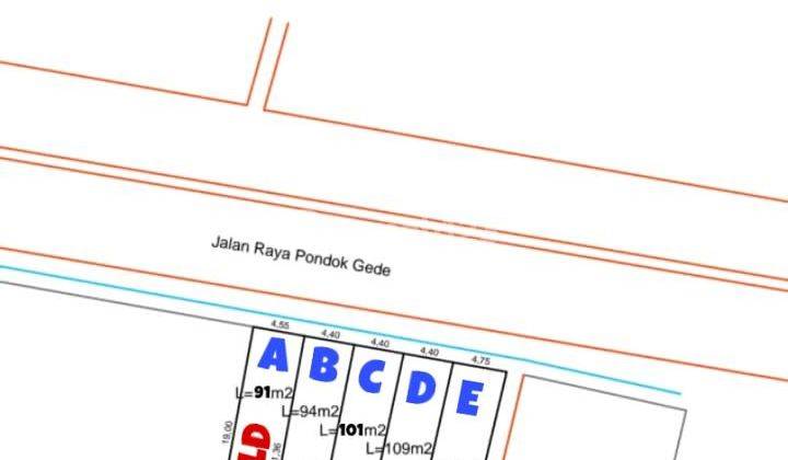 Ruko Komersil Free AC Dan Pintu Kaca Di Pondok Gede Raya  2