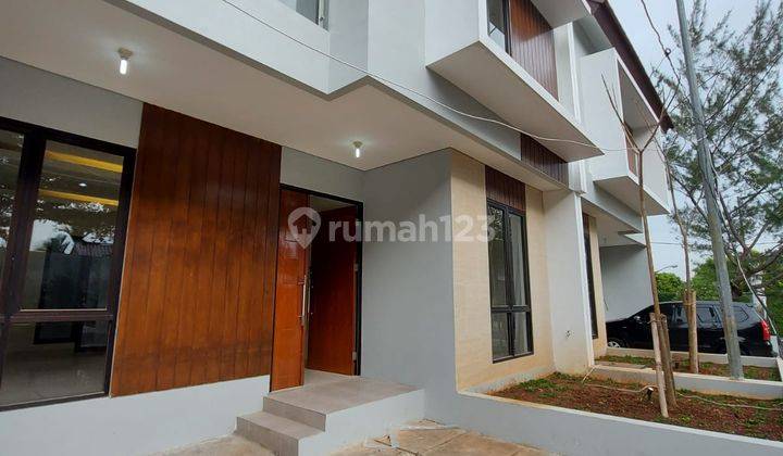 rumah baru minimalis modern di bintaro sektor 2 area dekat stasiun 72