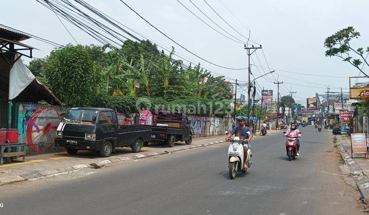 Kavling bagus Lt 5549m2 SHM Pinggir Jalan Raya Pondok Betung, Pondok Aren, lokasi strategis di Bintaro.  1