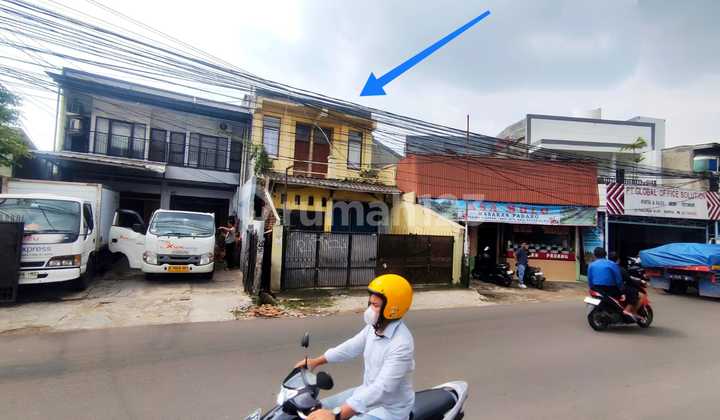 Rumah 3 Lantai Jual Murah Cocok untuk Kantor Usaha Bengkel di Jalan Utama Rempoa Raya