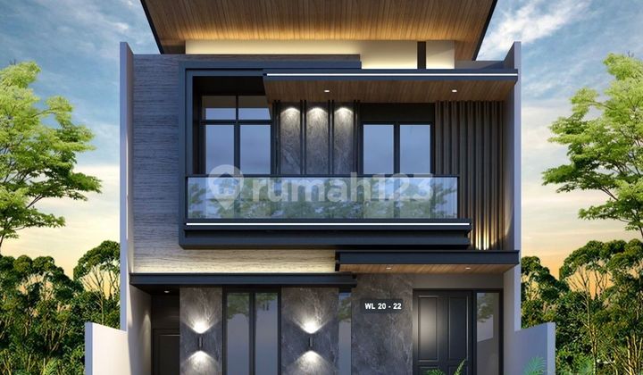 Jual Rumah Baru Modern Minimalist Citraland Woodland