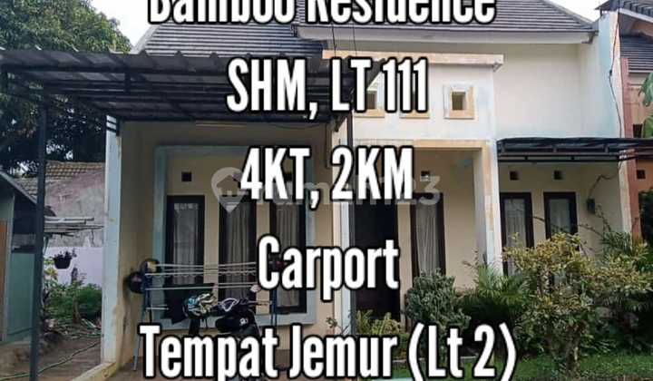 Dijual di Pondok Karya/Pondok Aren Cluster Bamboo Residence Dijual di Pondok Karya/Pondok Aren Cluster Bamboo Residence