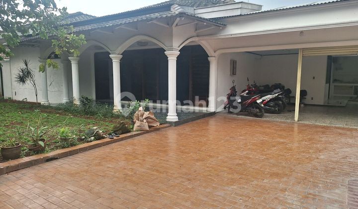Rumah Dikontrakan, bisa Buat Kantor, di Bungur Kemang Jak Sel.