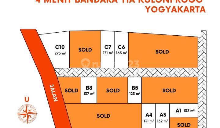 Tanah Kavling Kulon Progo Dekat Bandara Yia Jogja, Siap AJB 1