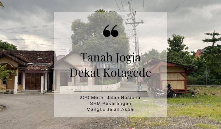 Tanah Jogja SHM P, Timur Kota Gede, Akses Jalan 7 Meter 2