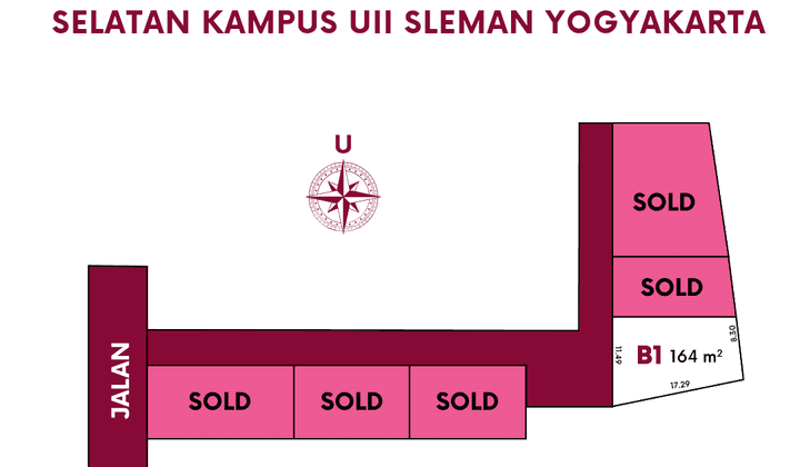 Tanah Strategis Dekat Uii, Cocok Untuk Hunian 1