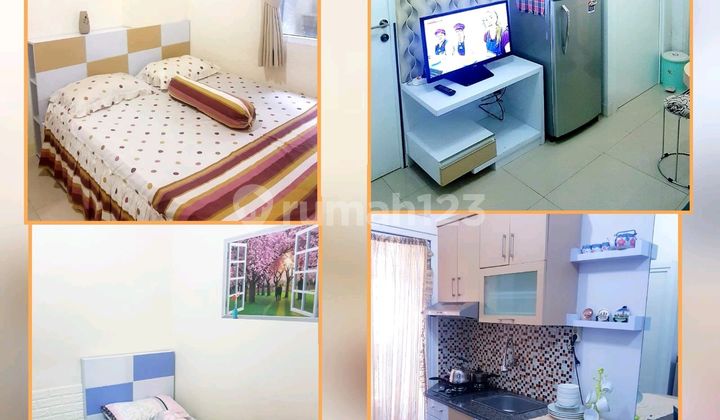 Apt Green Pramuka Fully Furnished Dekat ke Fasilitas Kesehatan,Perbelanjaan,Sekolah Apartemen 1
