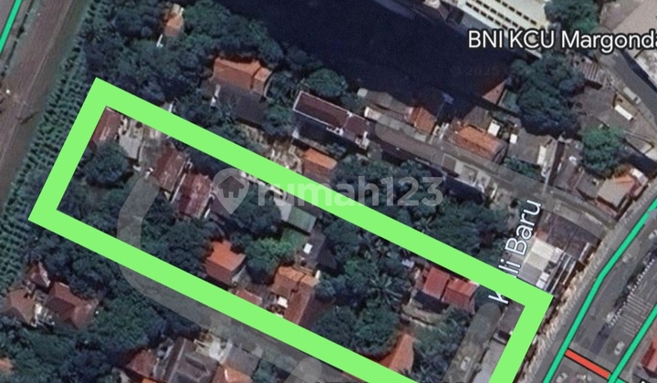 Commercial Land, Margonda Raya, Area 1 Hectare, Suitable for Building/Office/Hospital/Hotel/Clinic/Showroom/Campus/etc.