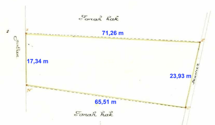 Dijual Tanah MURAH dibawah NJOP Siap Bangun  Lokasi Siwalankerto Dekat Univ. Petra SIER A.Yani 