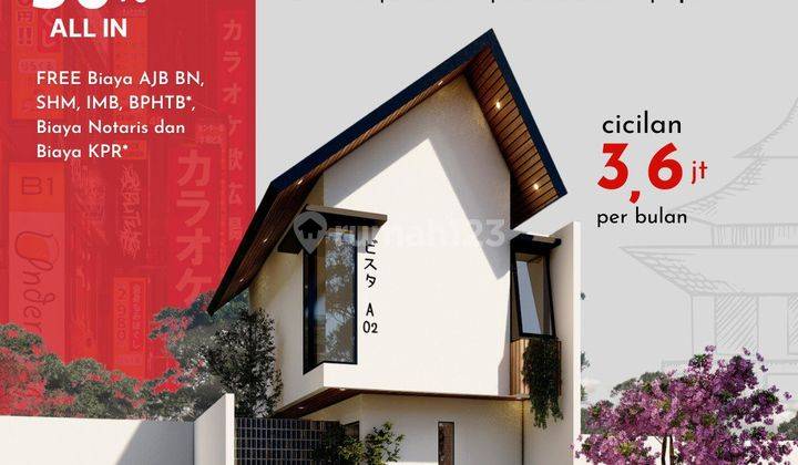 Rumah Baru Ala Japanese Dalam Cluster Di Cihanjuang 3Menit Polban 1