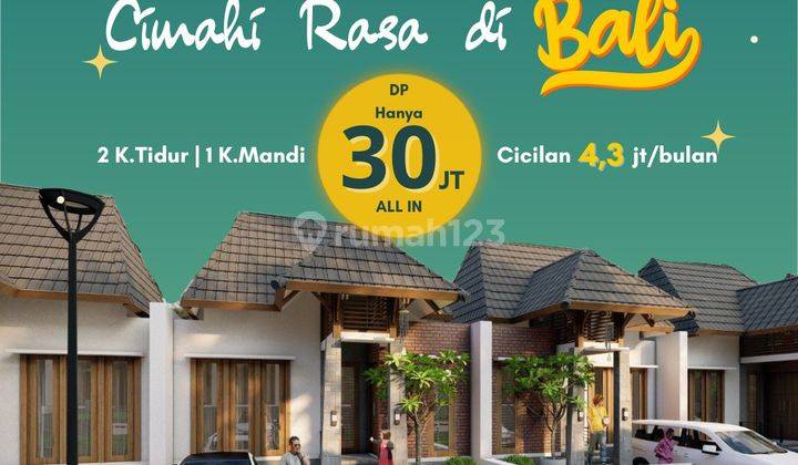 Rumah Asri Cluster Baru Design Bali Di Cibogo Jalan Kerkof Cimahi 1