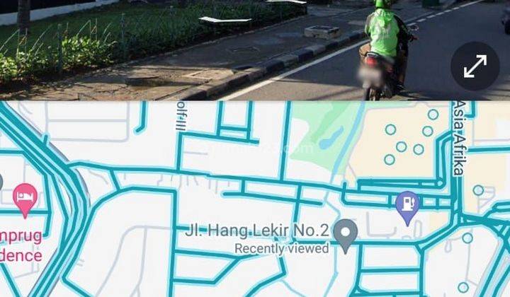 For rent ruang usaha berupa lahan di Hang Lekir II strategis  2