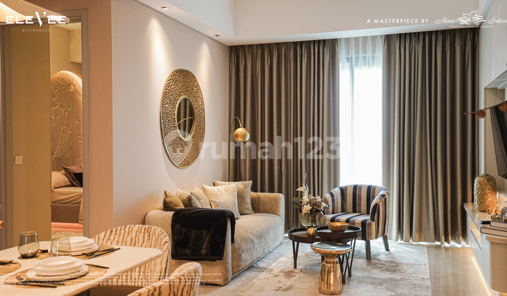 DIJUAL APARTEMEN ELEVEE ALAM SUTERA 3 KAMAR TIDUR - PET FRIENDLY - DEKAT TOL/IKEA/MALL ALAM SUTERA