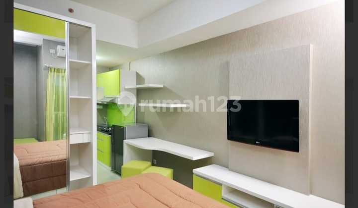 For Sale Cheap Tamansari Skylounge Apartment Studio Type on 1st Floor Fully Furnished Near Soetta Airport