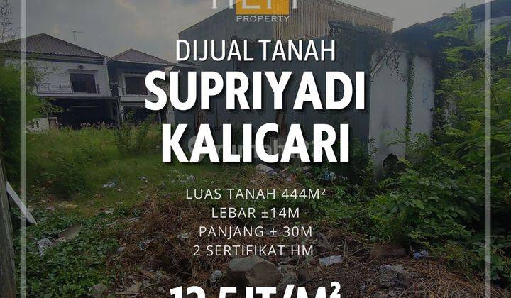 Tanah di Supriyadi Kalicari Semarang Timur  1