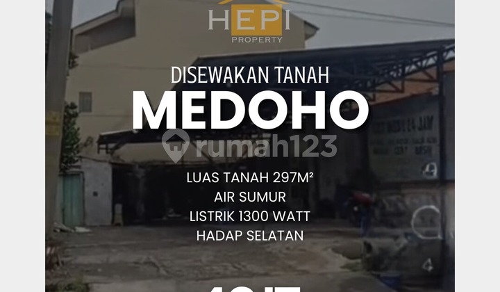 Tanah tengah kota di Medoho Semarang Timur 1