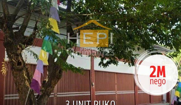 3 unit Ruko Bangunan baru gress Strategis tengah kota 1