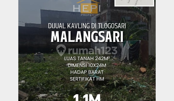 Kavling tengah lokasi strategis di Semarang Timur 1