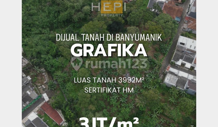 Tanah Grafika Banyumanik Semarang Near Smk Grafika 1