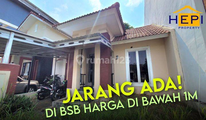 Harga Miring Rumah 1 Lantai di Graha Taman Bunga BSB City SHM 1