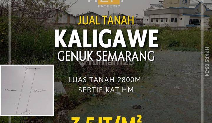 Tanah Luas di Kaligawe Genuk Semarang Timur  1