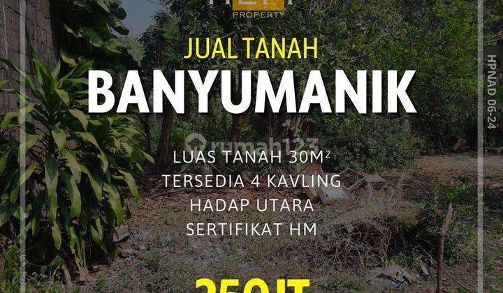 Tanah kavling bebas banjir di Banyumanik Semarang 1