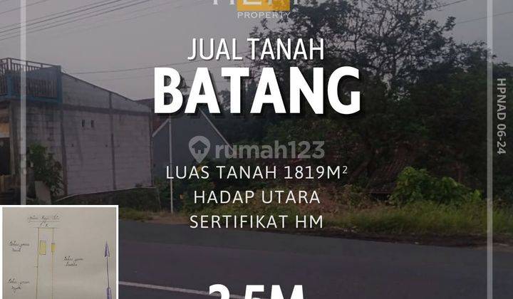 Tanah luas di Pantura Batang Jawa Tengah 
 1