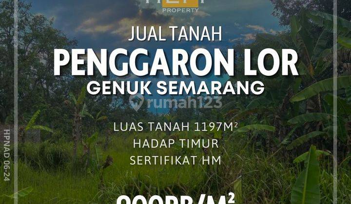 Tanah di Penggaron Lor Genuk Semarang Timur' 1