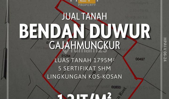 Tanah Di Bendan Duwur
Gajah Mungkur Semarang 1