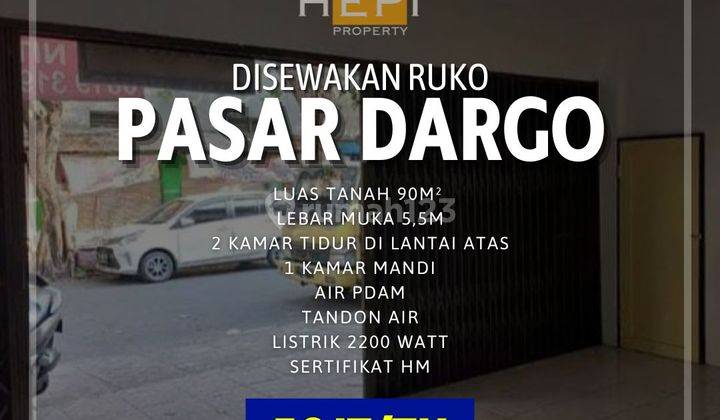 Ruko 1.5 Lantai
di Pasar Dargo Semarang Timur 1