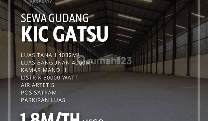 Gudang KIC Gatsu Krapyak Semarang Barat
 1