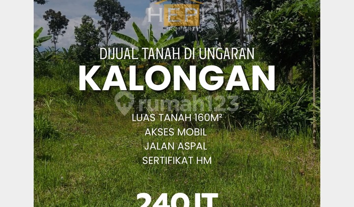 Cheap land in Kalongan, East Ungaran, Semarang Regency 1