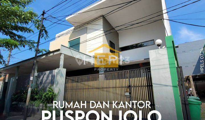 Rumah dan Kantor di jl Pusponjolo,
Jalan lebar, Lokasi strategis
 1