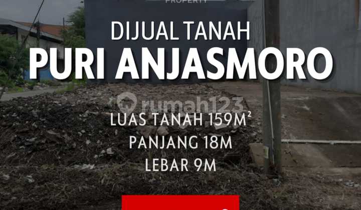 Tanah dekat Bandara di Puri Anjasmoro  Semarang Barat 1
