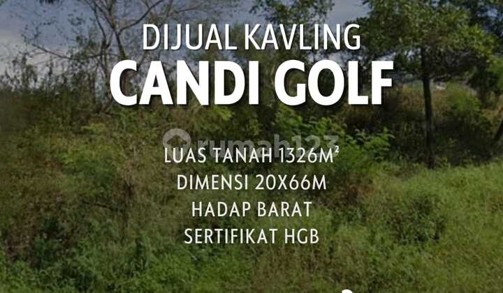 Kavling di dalam perumahan Candi Golf Semarang 1
