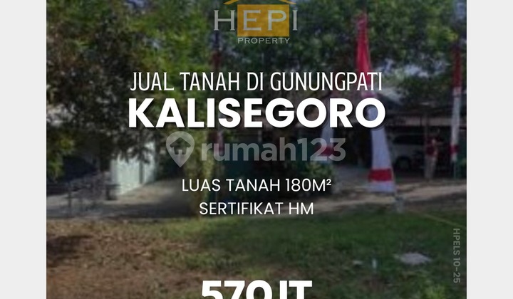 Tanah strategis di Kalisegoro Gunungpati Semarang 1