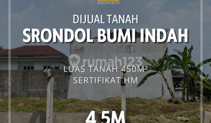 Tanah di Srondol Bumi Indah Banyumanik Semarang 1