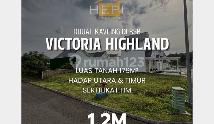Kavling dalam cluster di Victoria Highland BSB Semarang 1