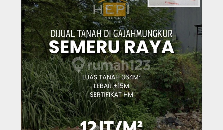 Tanah Jl.Semeru Raya Gajahmungkur - Semarang  1